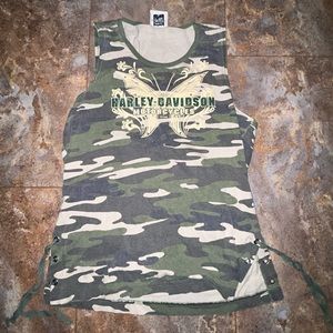 2006 Harley-Davidson camo tank